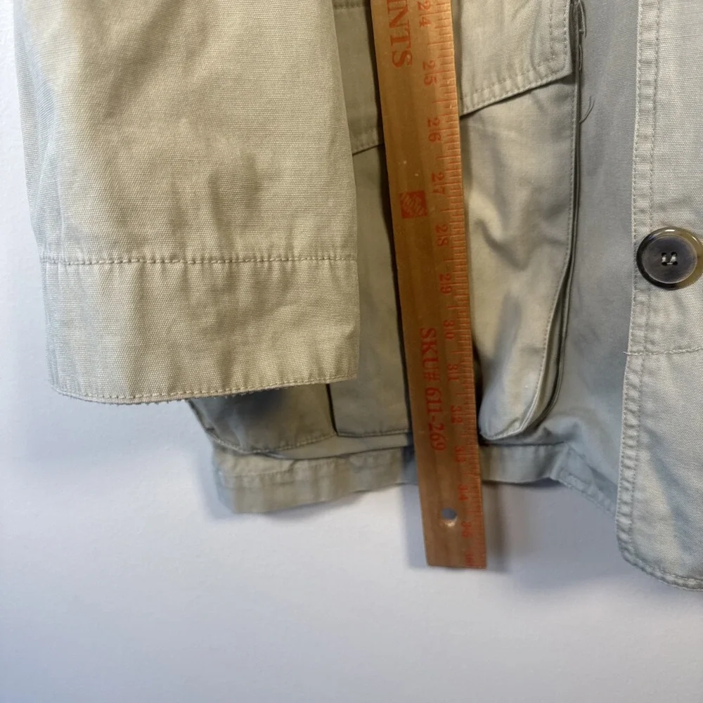 Woodlake Barn Coat Chore Jacket Mens Tan Corduroy Collar Unlined‎ Long Sz Large